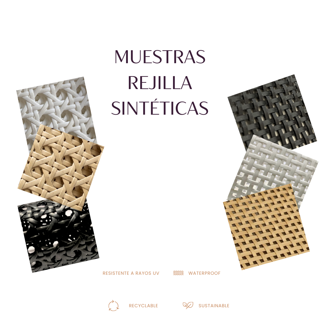 Samples of Our Rattan Mesh from the Catalog