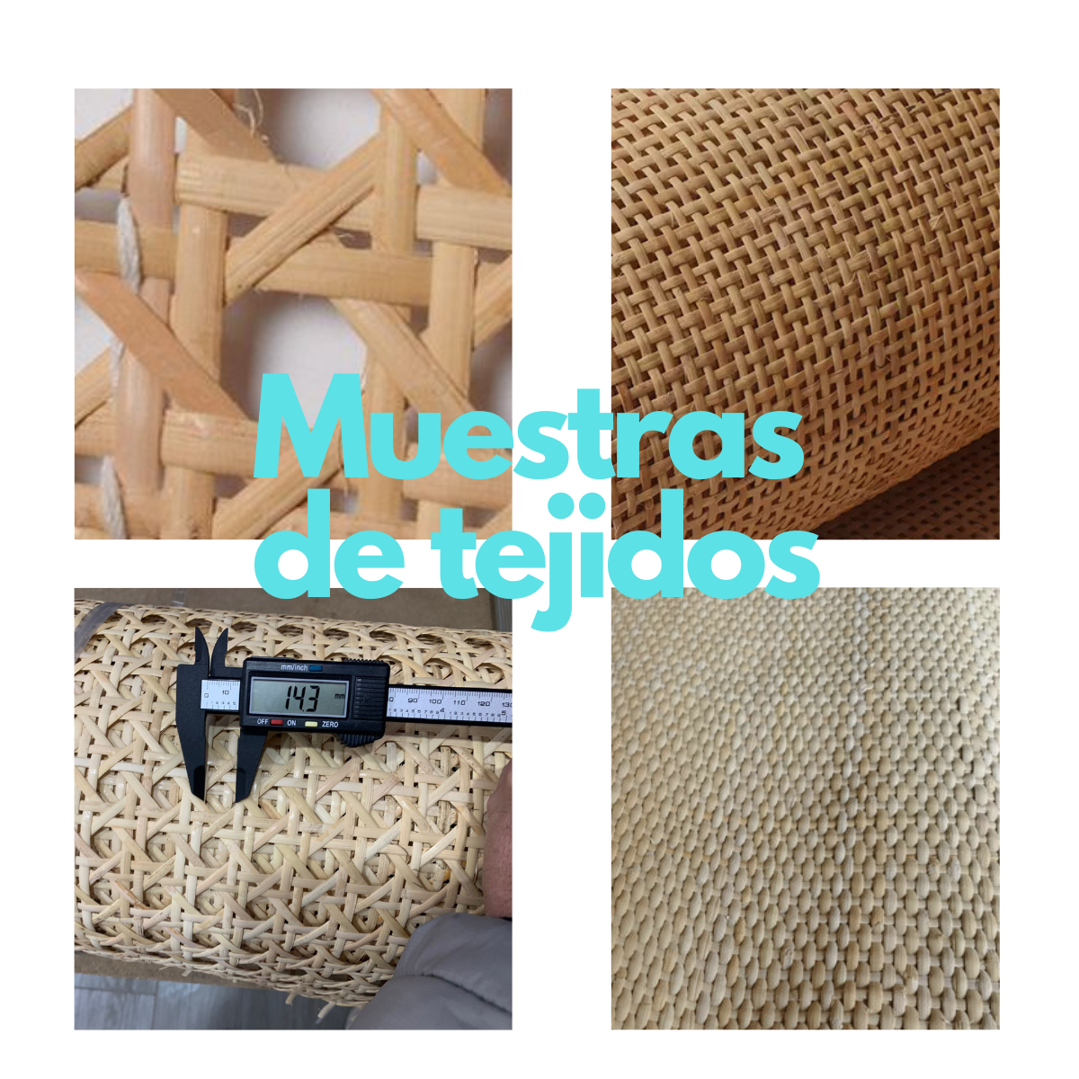 Samples of Our Rattan Mesh from the Catalog